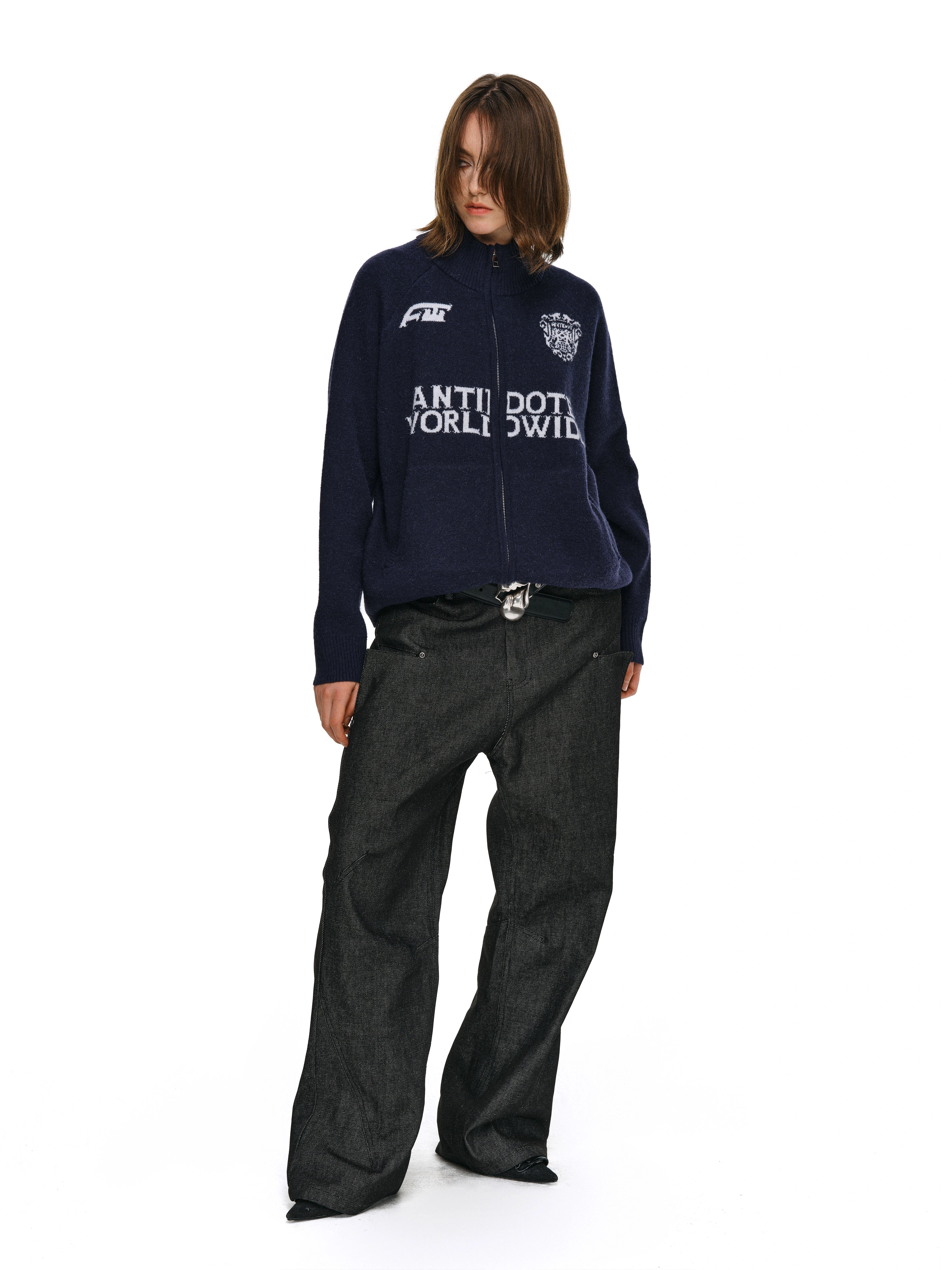 90210 Zip Up Sweater
