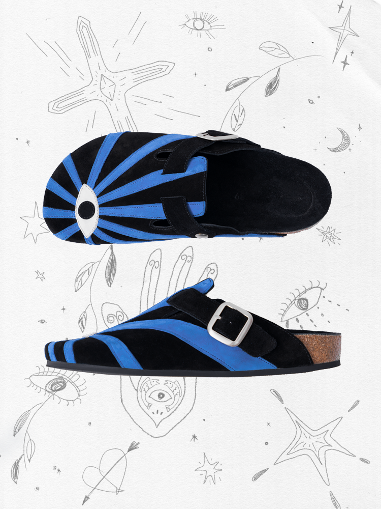 Eye Of Providence Clogs [Blue]