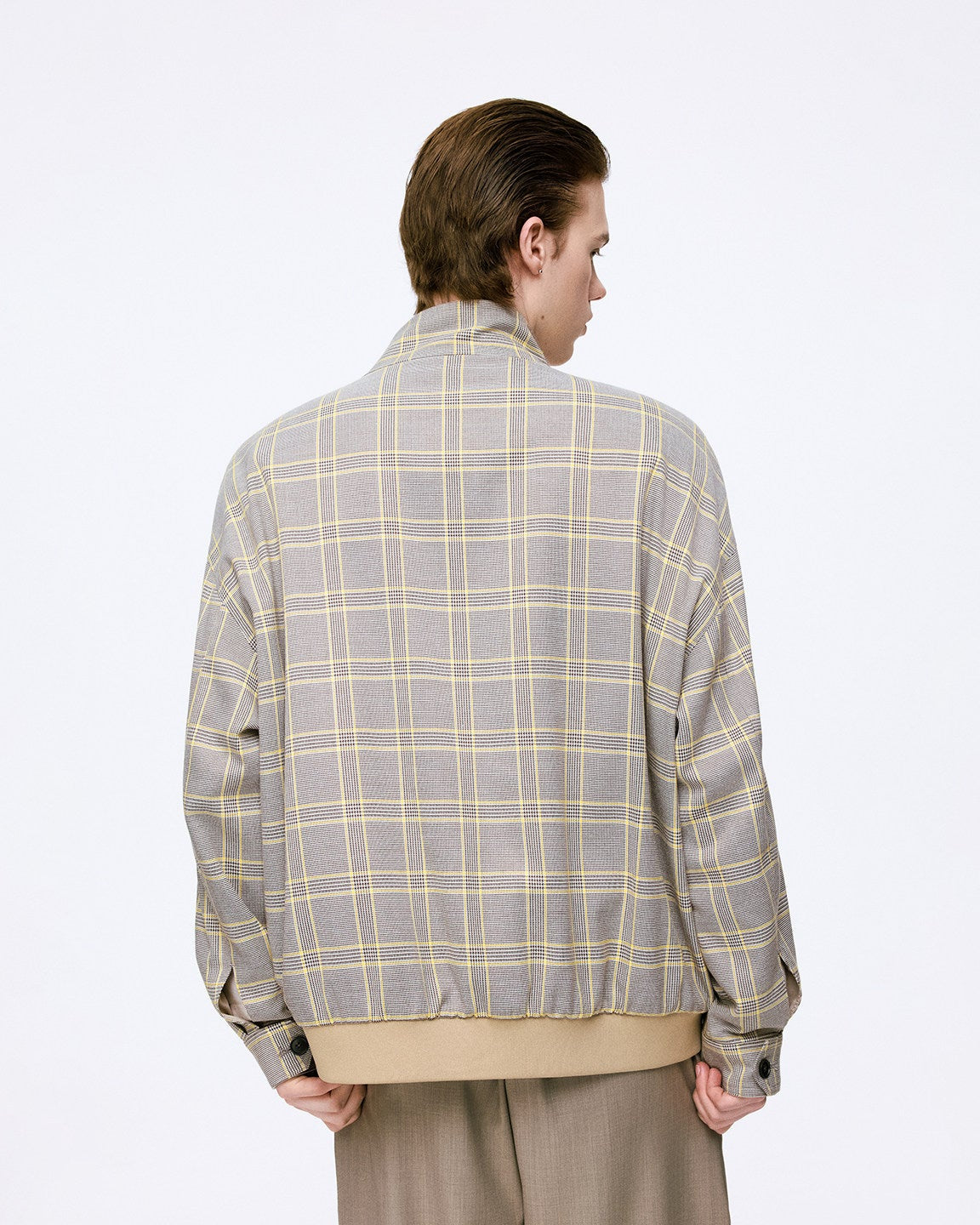 Houndstooth Harrington Jacket