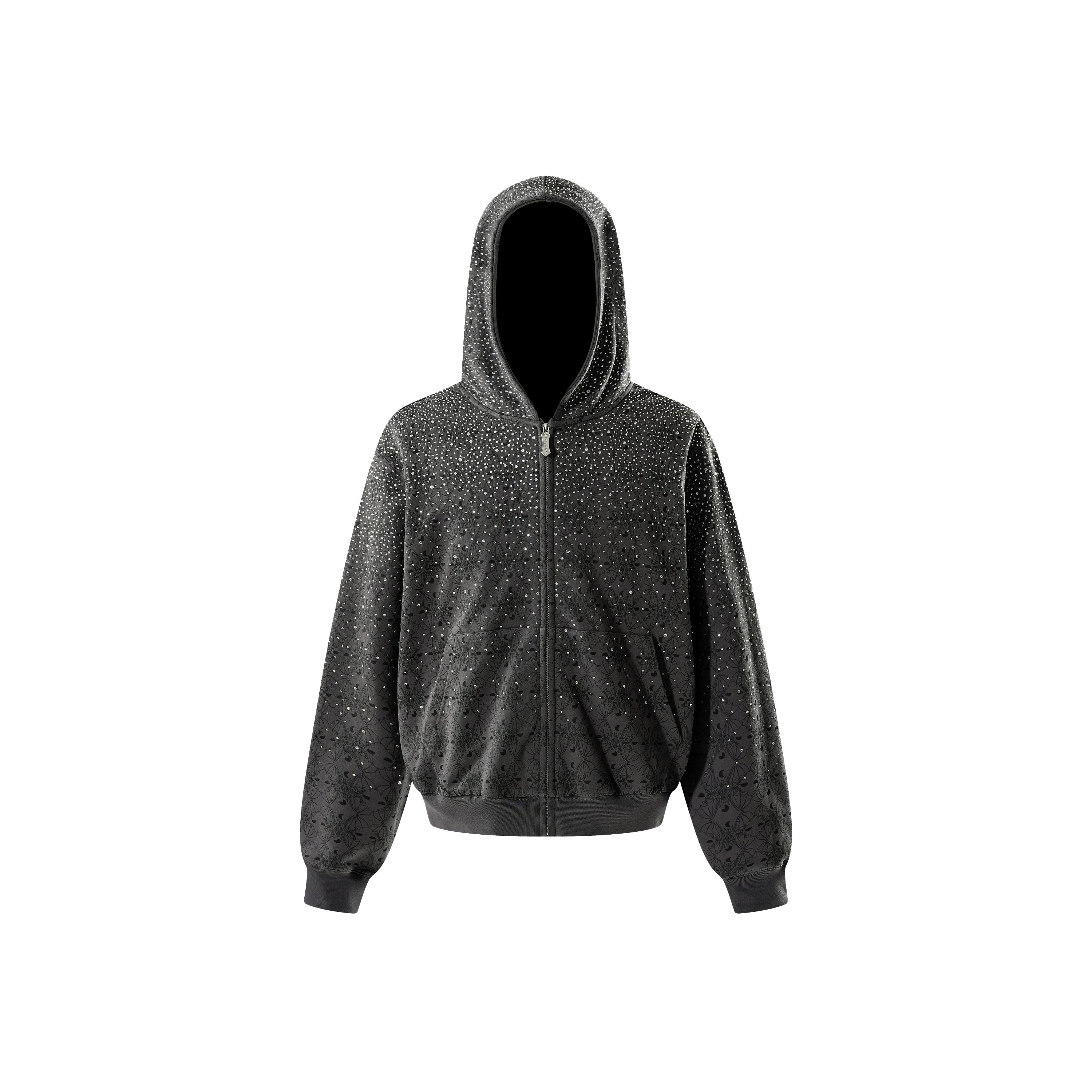 Luminous Rhinestone Hoodie