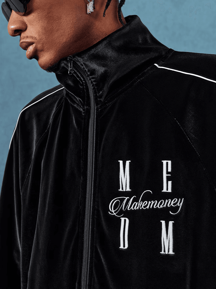 MEDM Velvet Tracksuit Jacket