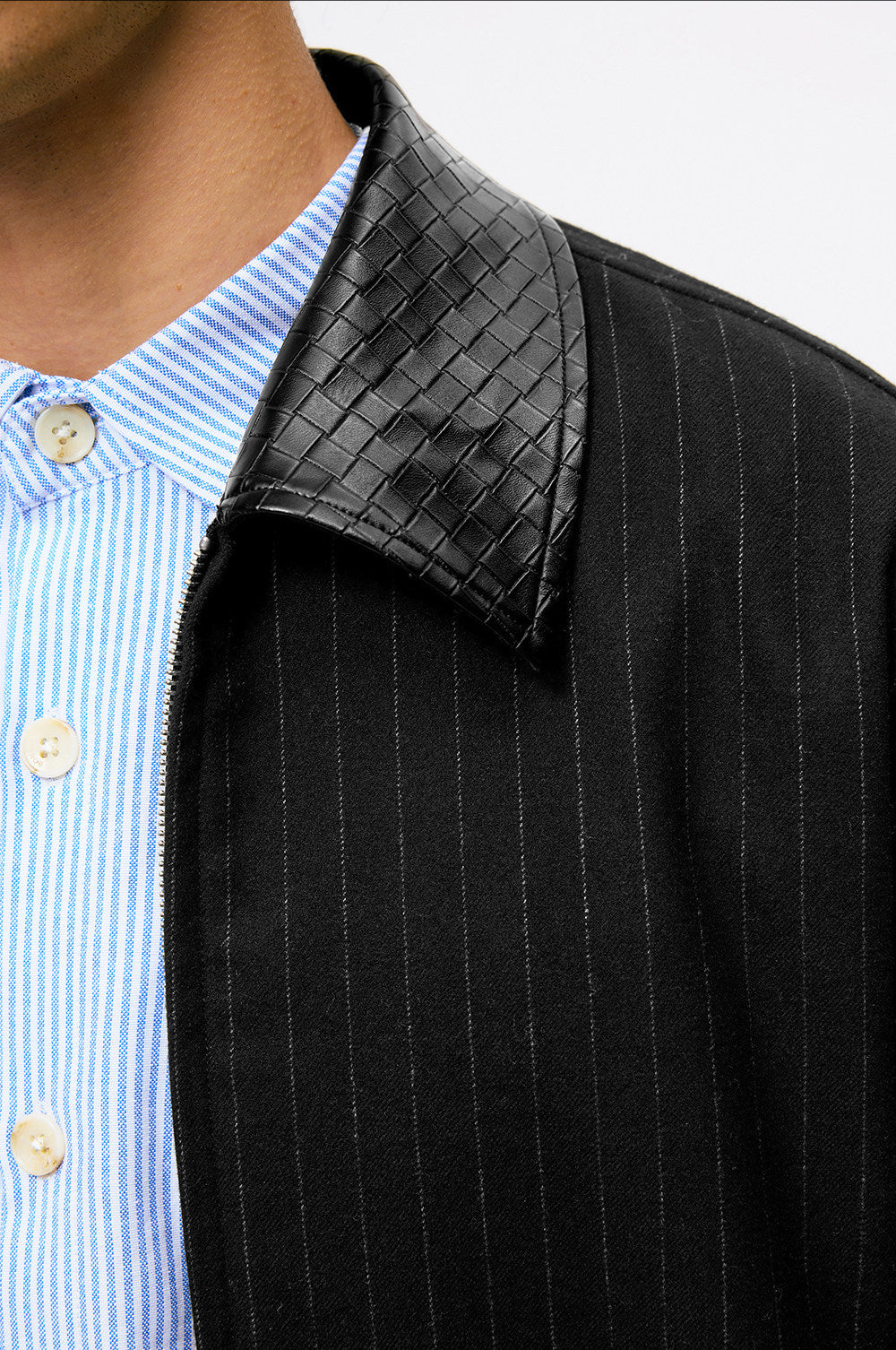 Pinstriped Lounge Jacket