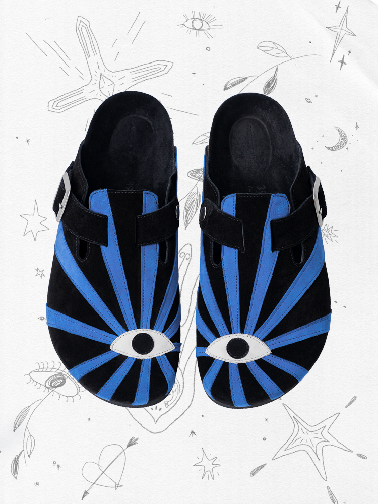 Eye Of Providence Clogs [Blue]