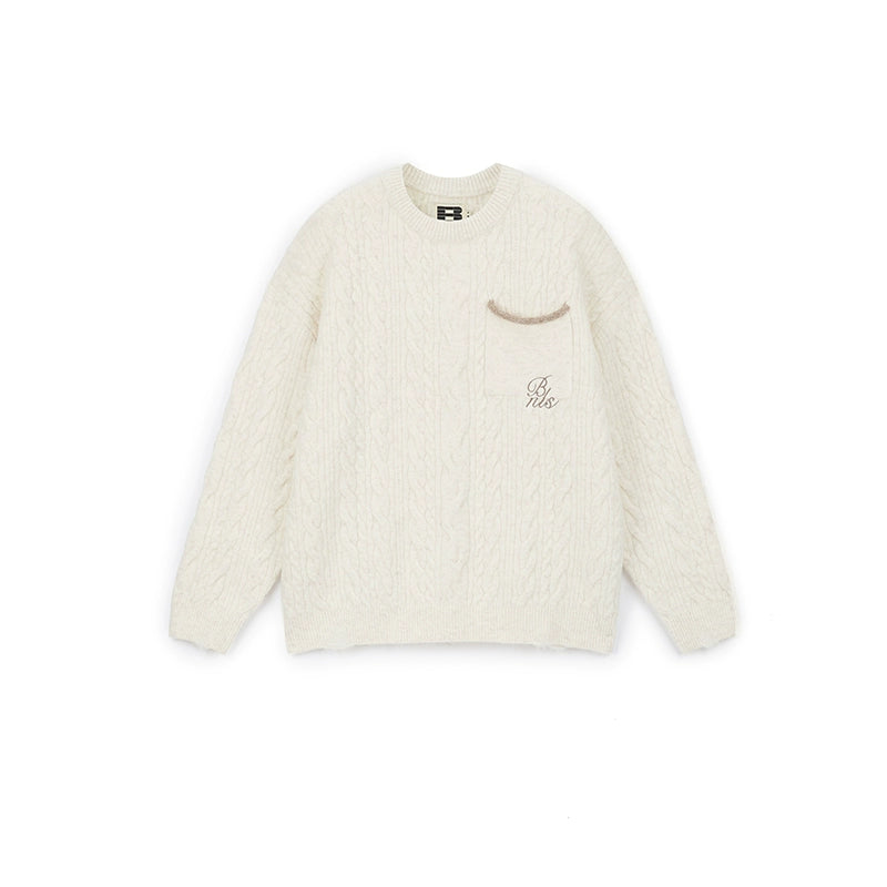 Locked Cable Knit Sweater