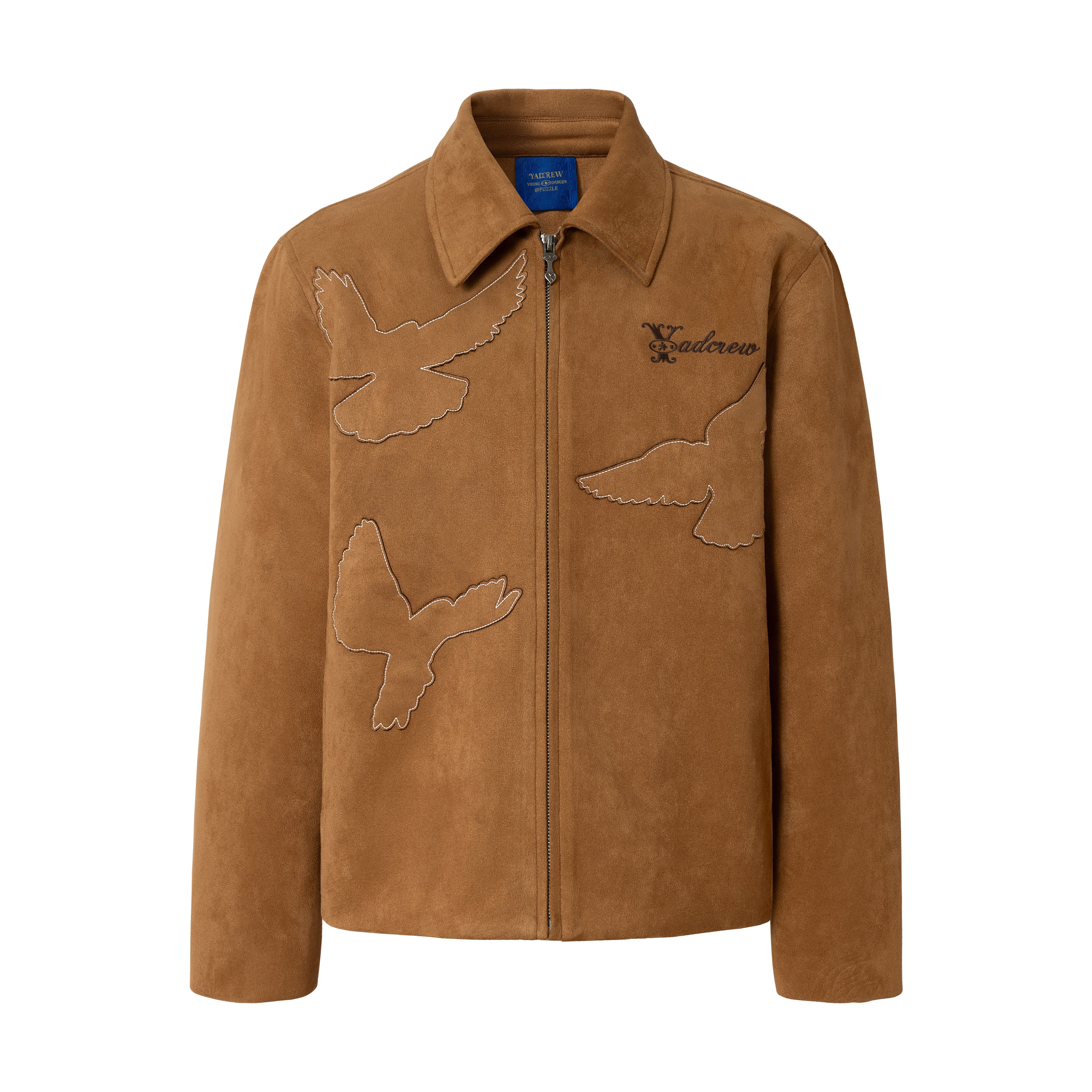 Doves Of Peace Suede Jacket – INTL Collective