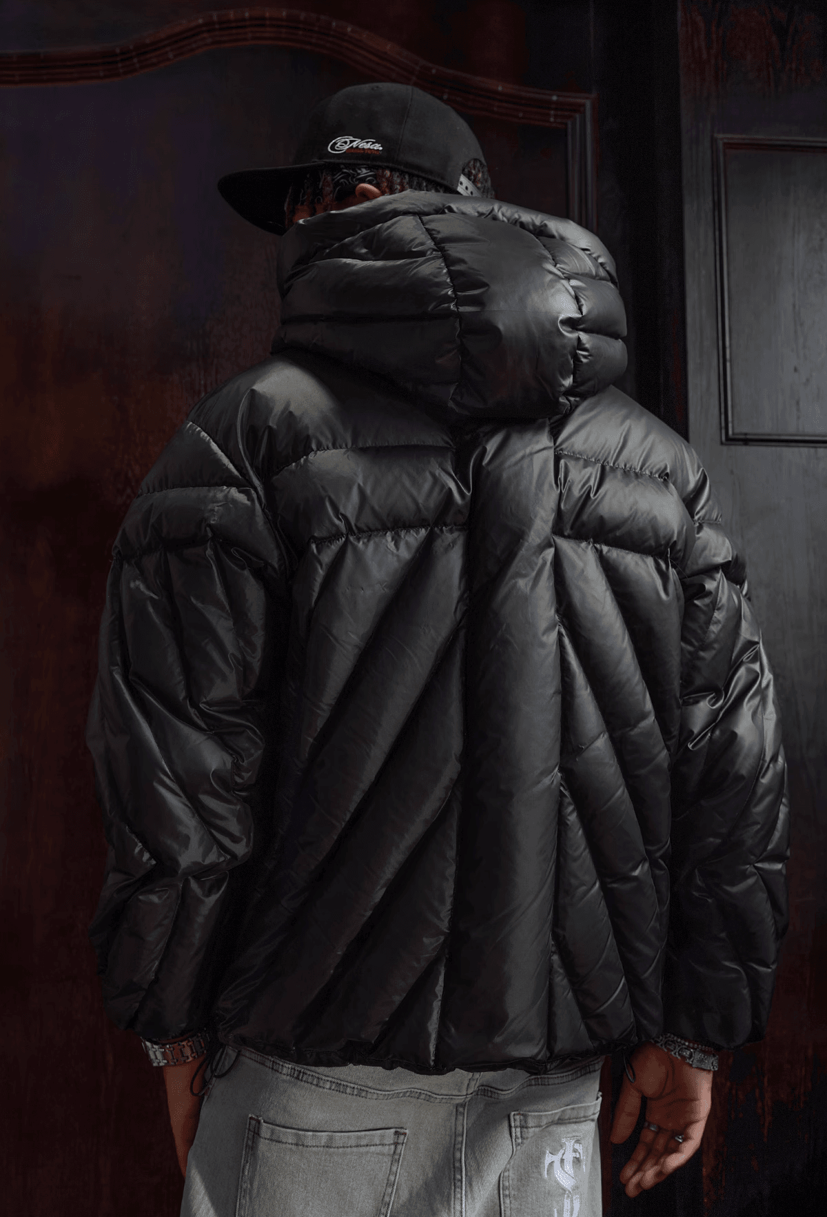 Crossed Puffer Jacket