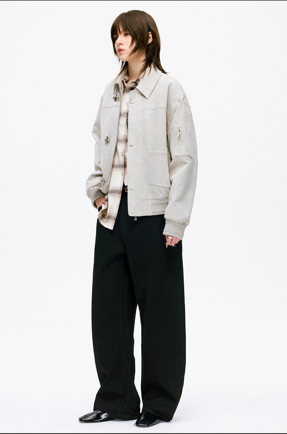 Suede Aviation Jacket