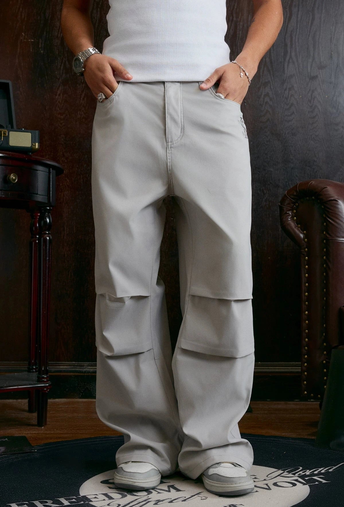 Folded Tech Pants