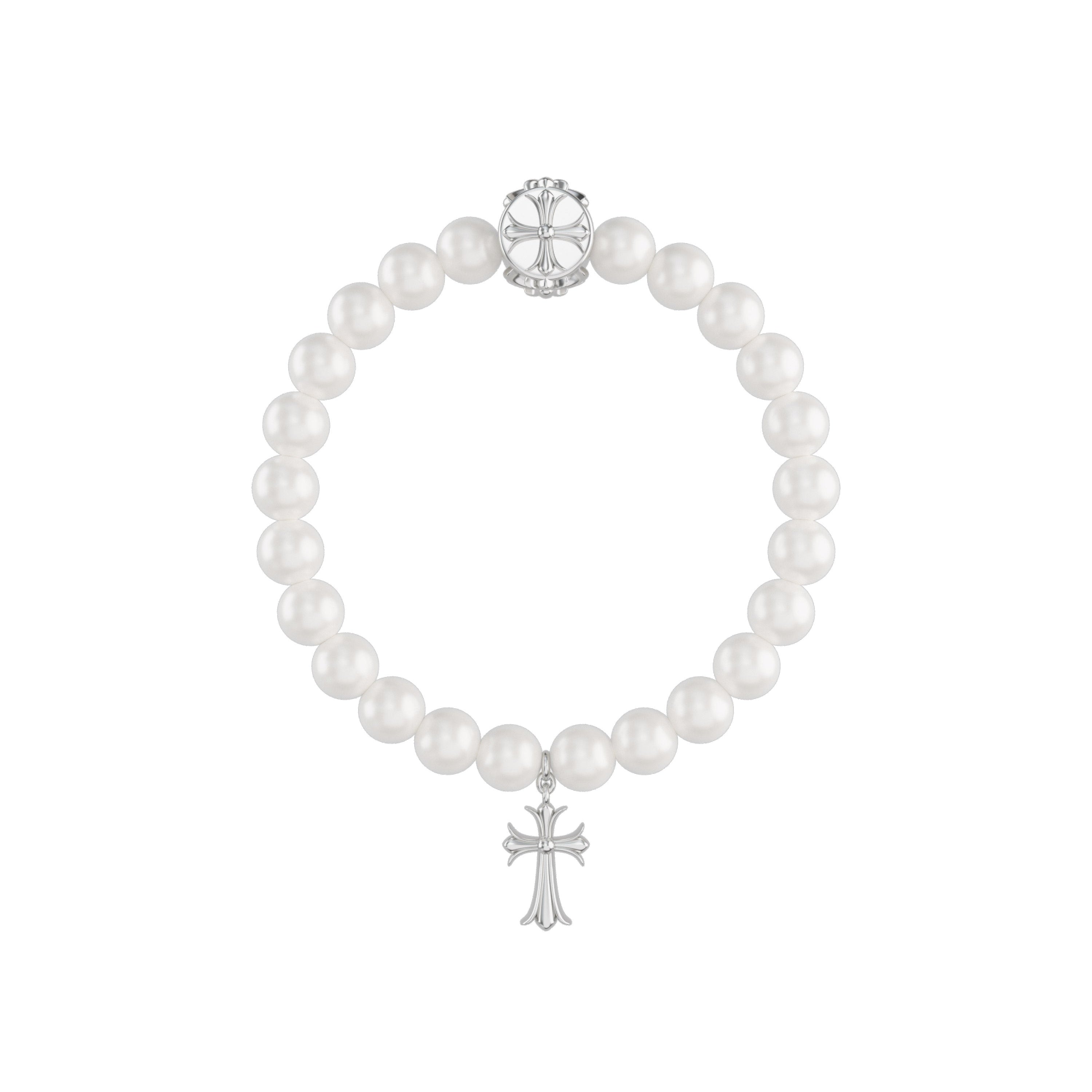 Crossed Pearls Bracelet