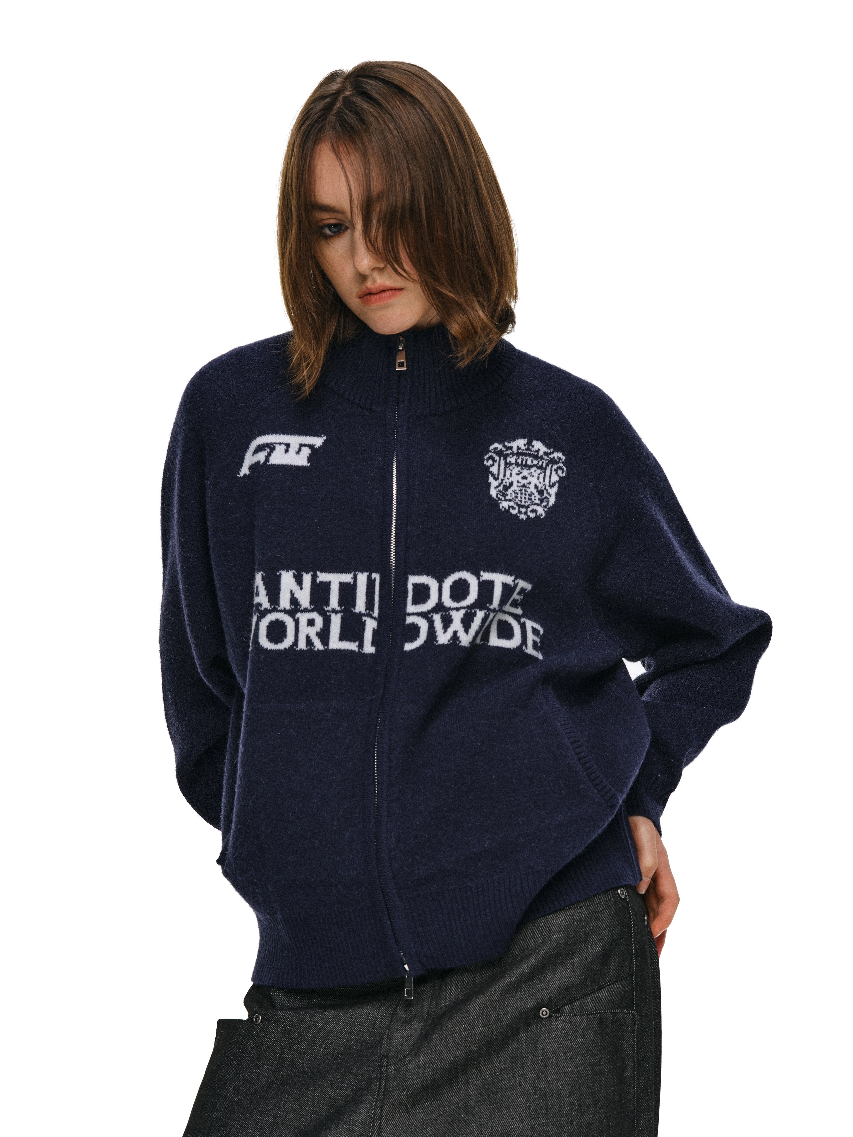 90210 Zip Up Sweater
