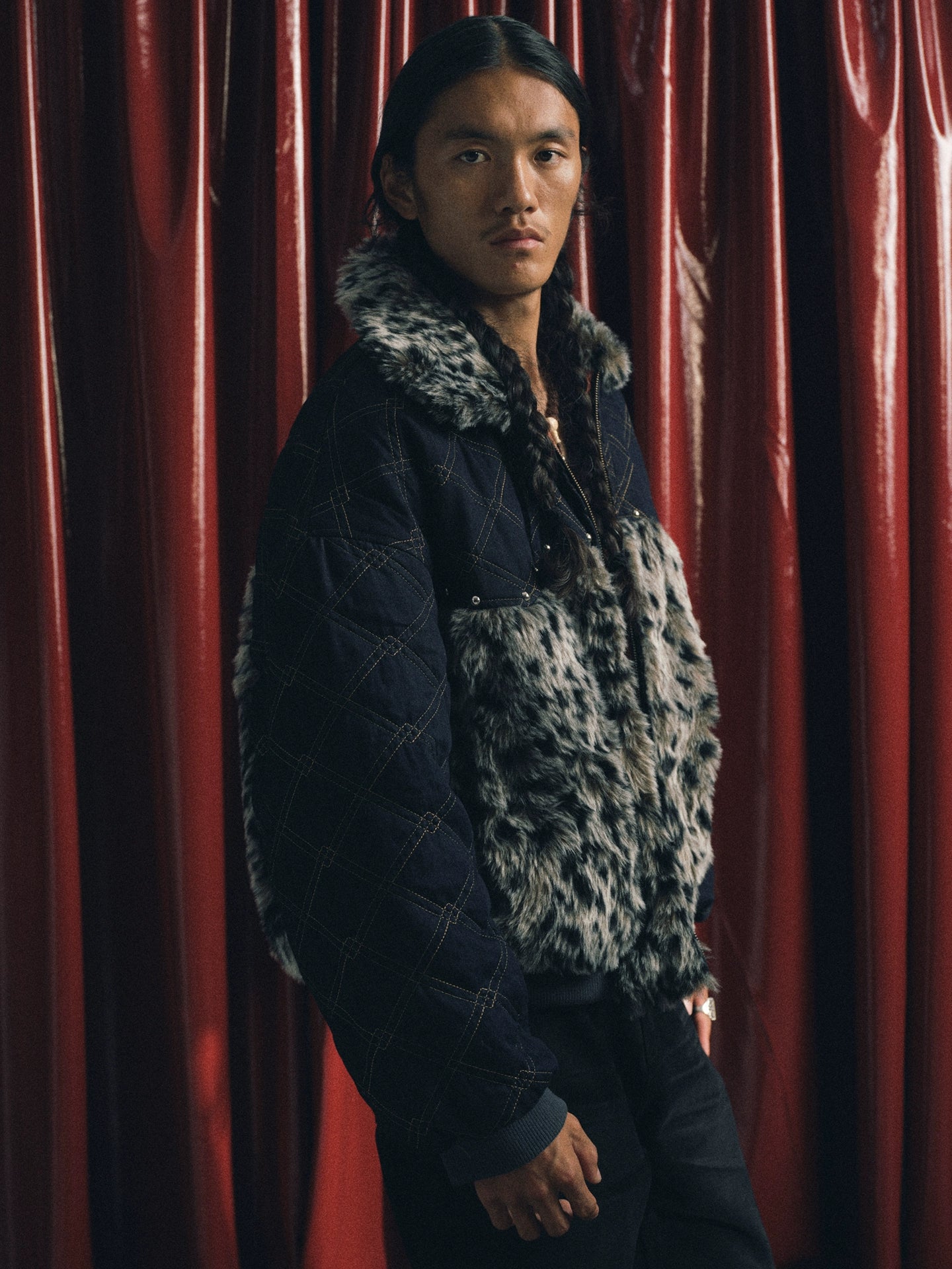 El Leopardo Quilted Jacket