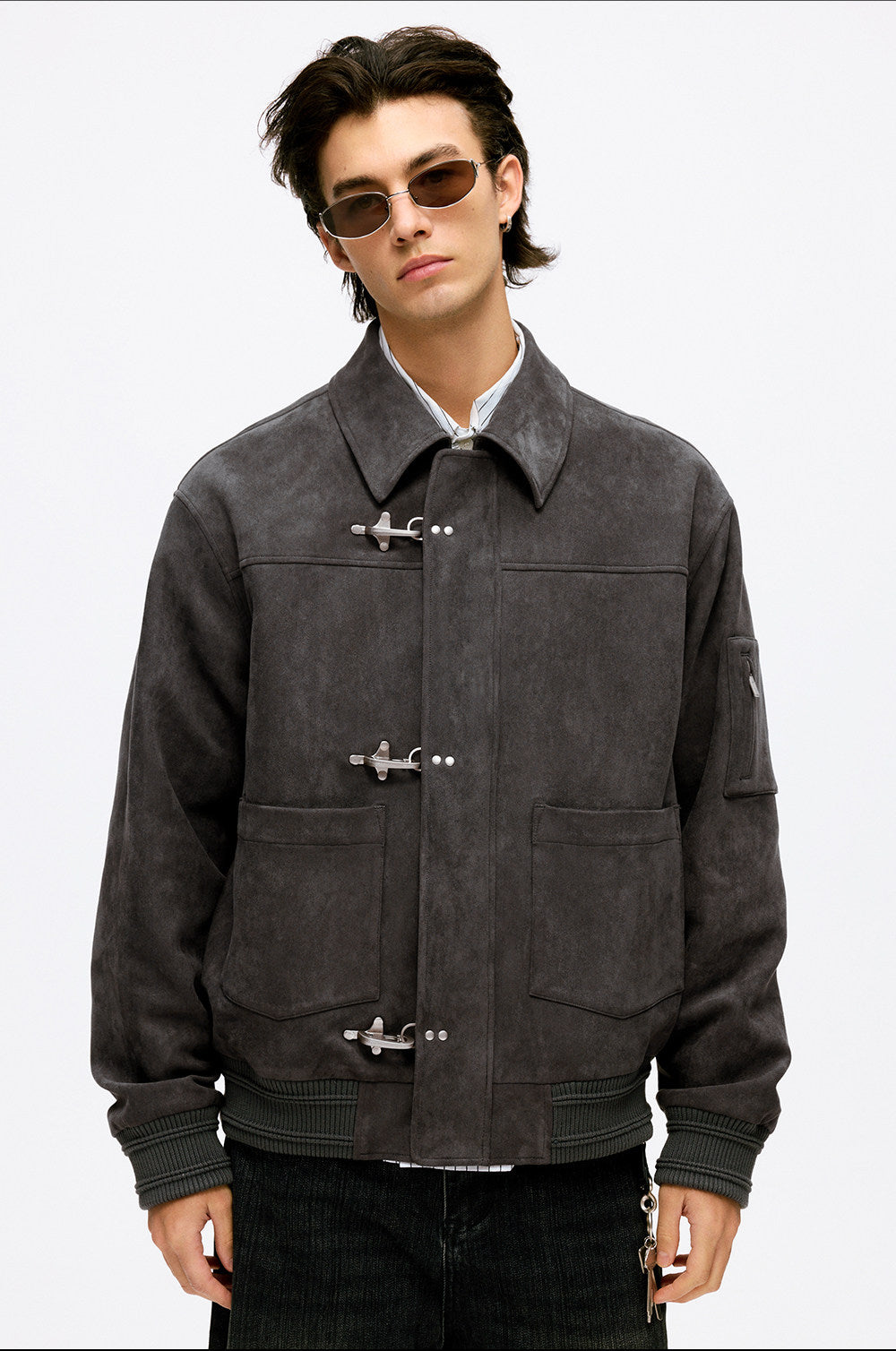 Suede Aviation Jacket