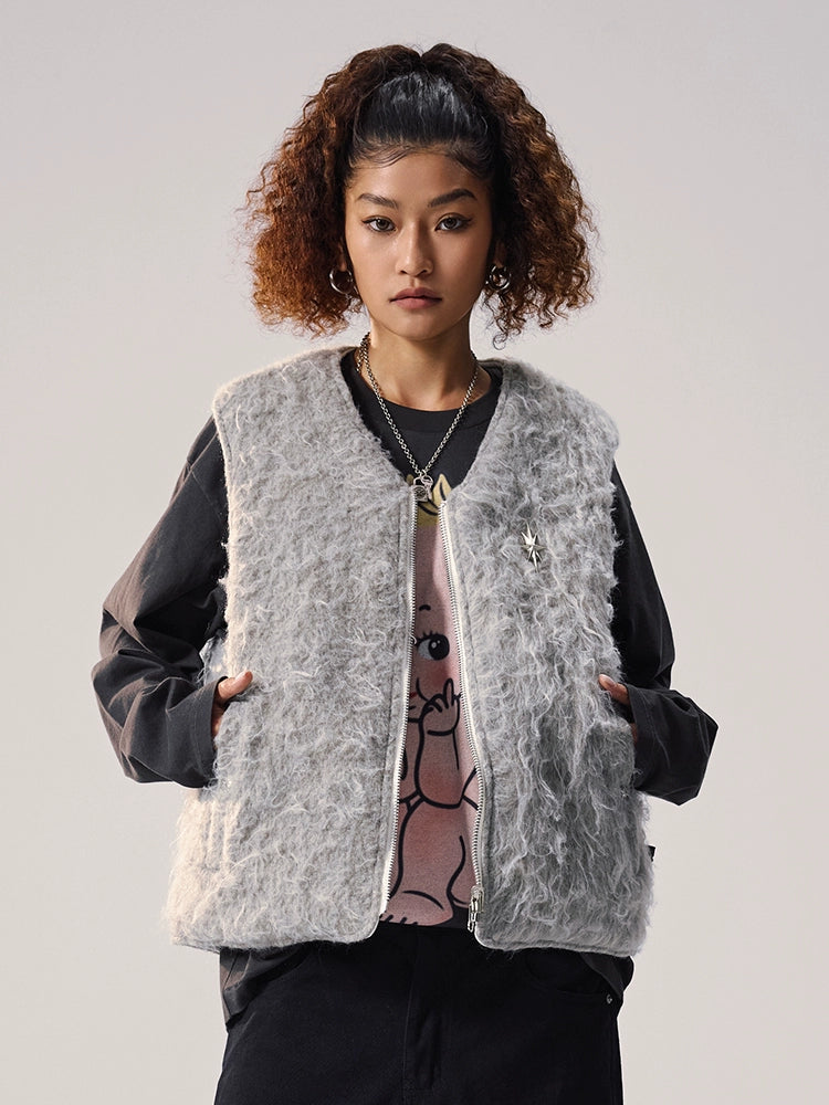 Reversible Mohair Vest