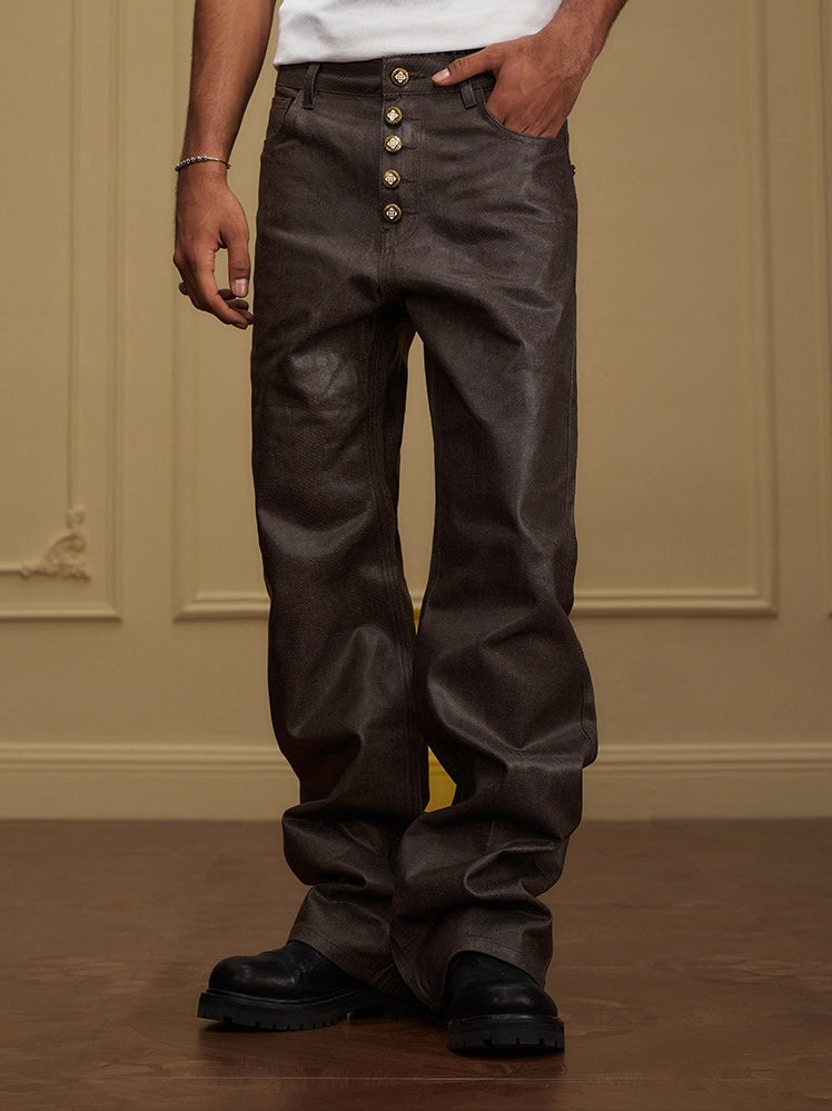 Waxed Jeans