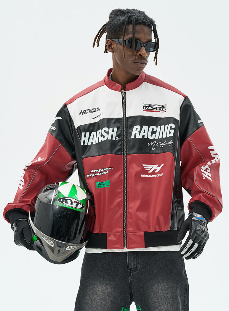 Vintage Leather Racing Jacket
