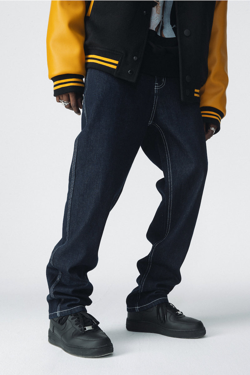 Stitched Out Jeans - INTL Collective