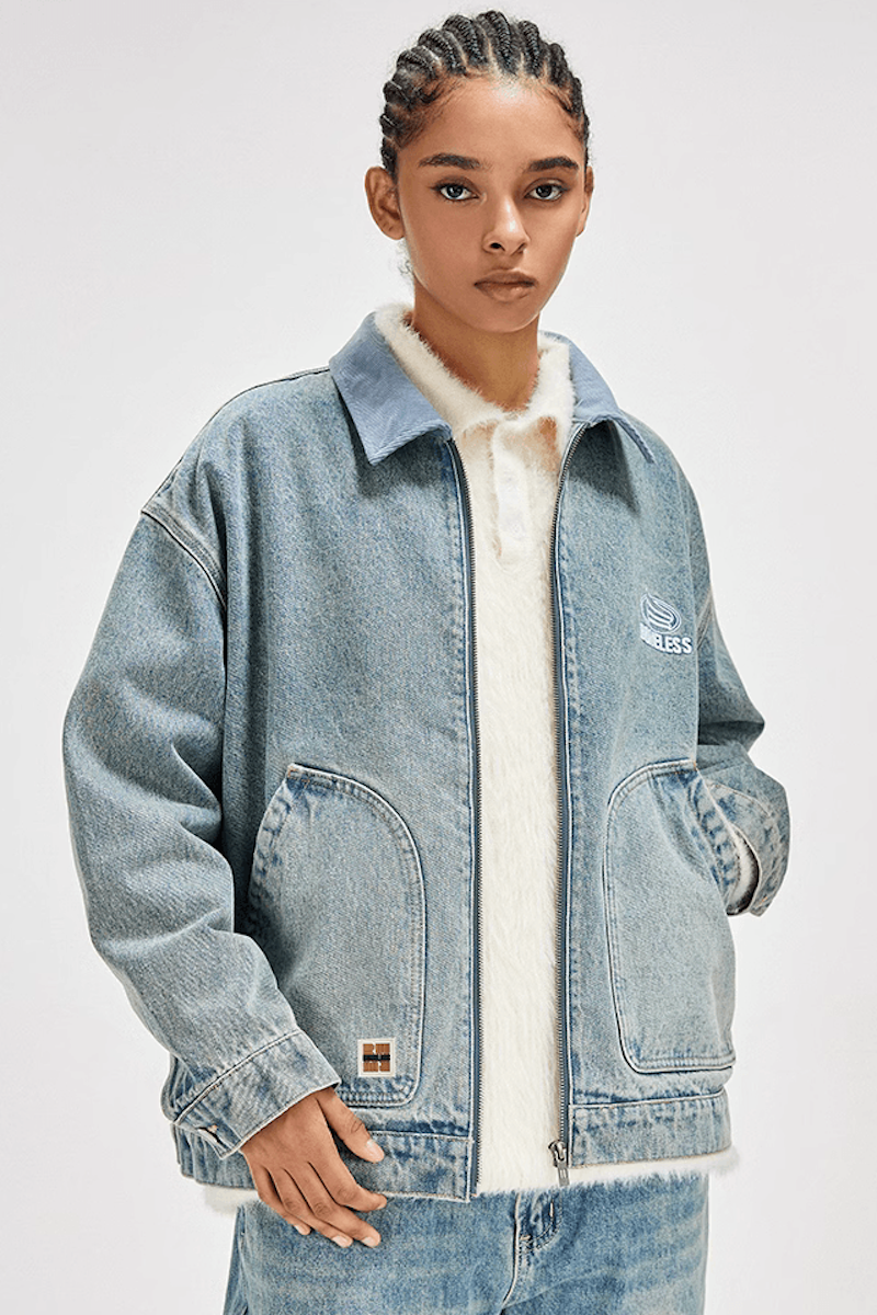 Denim work jacket online