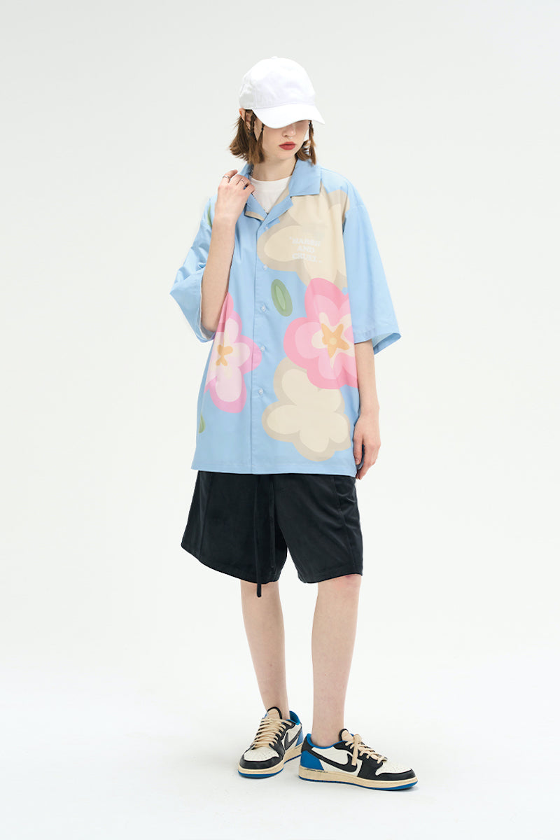Smell The Flowers Button Down