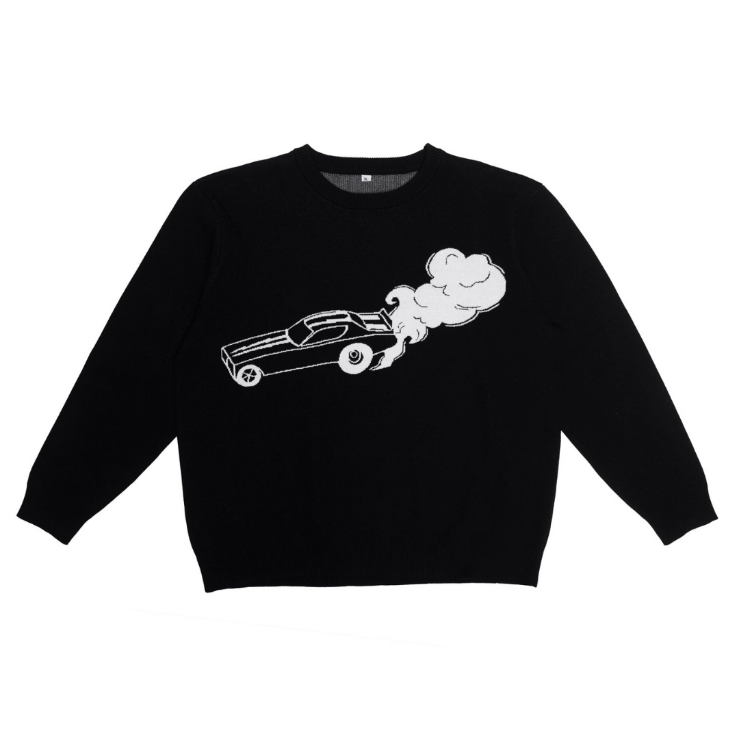 Burnout Knit Sweater