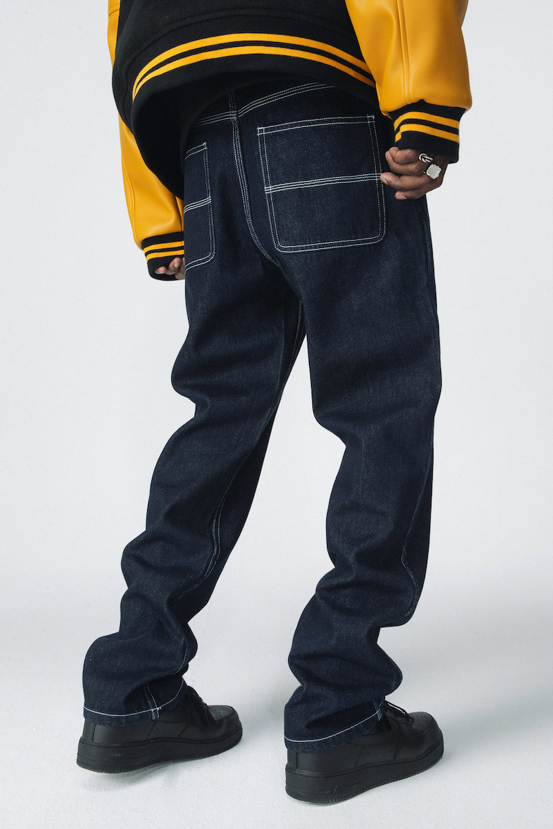 Stitched Out Jeans - INTL Collective