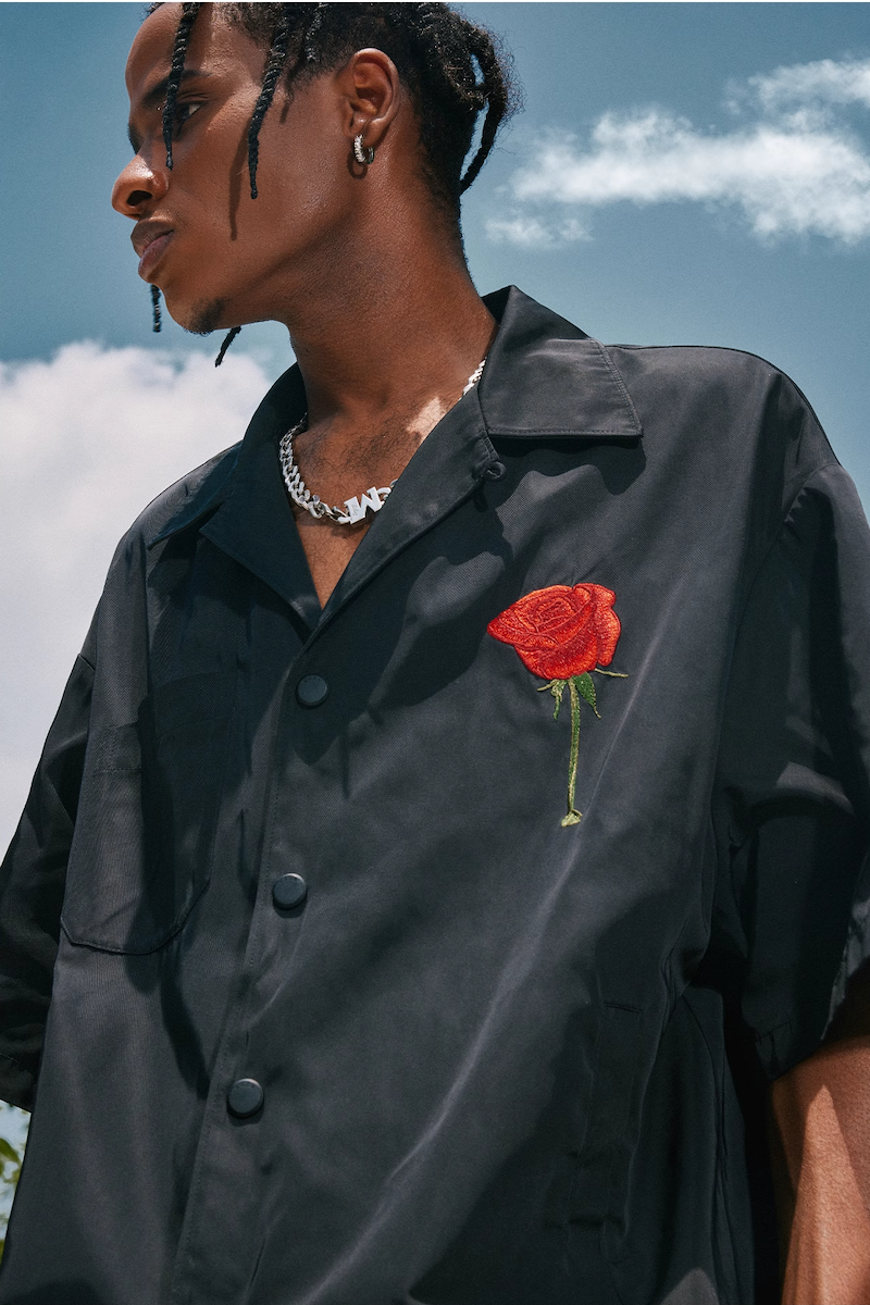 Roses Forever Button Down