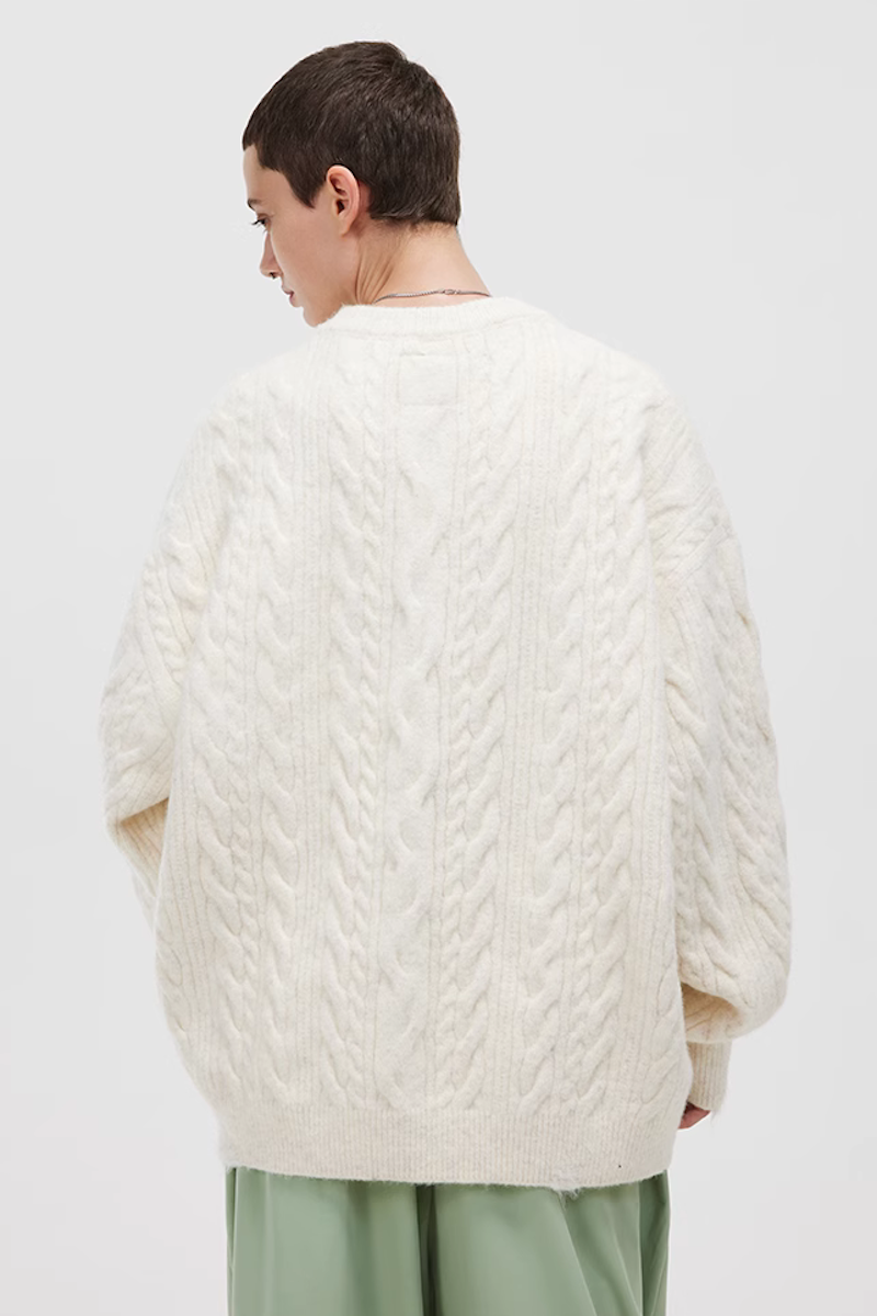 Locked Cable Knit Sweater