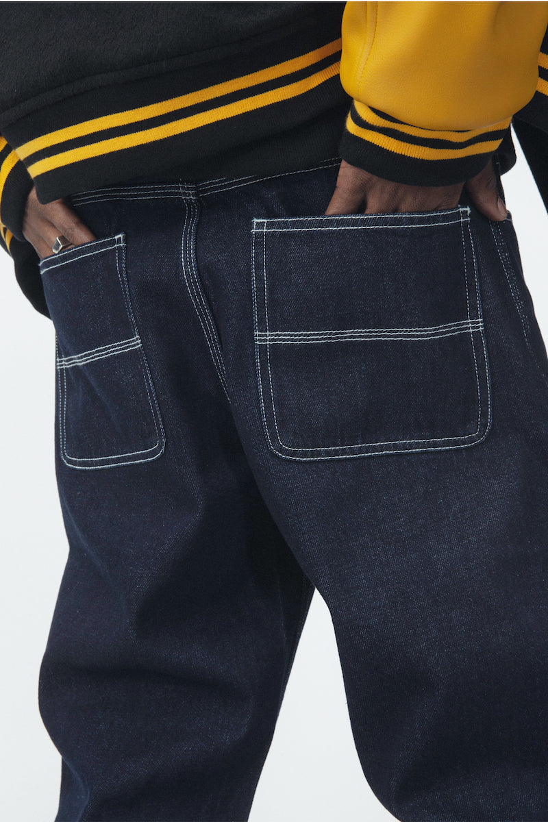 Stitched Out Jeans - INTL Collective
