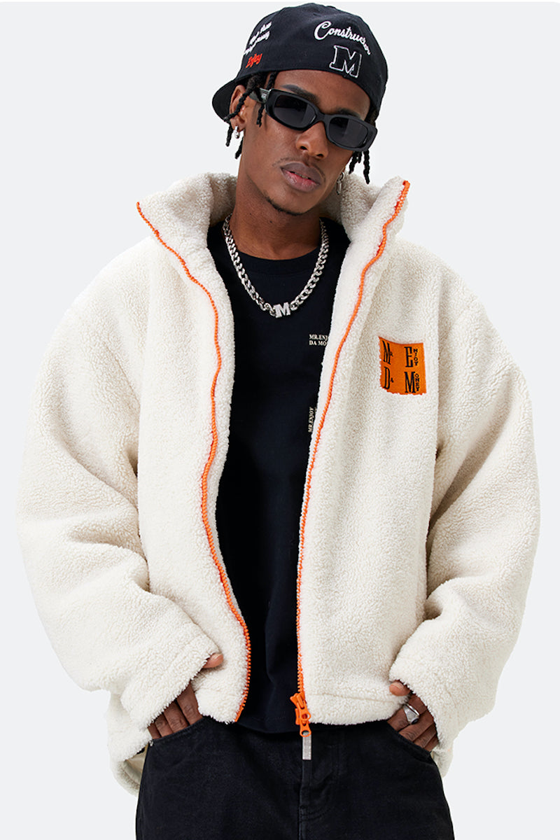 Game Goes On Sherpa Jacket | INTL Collective