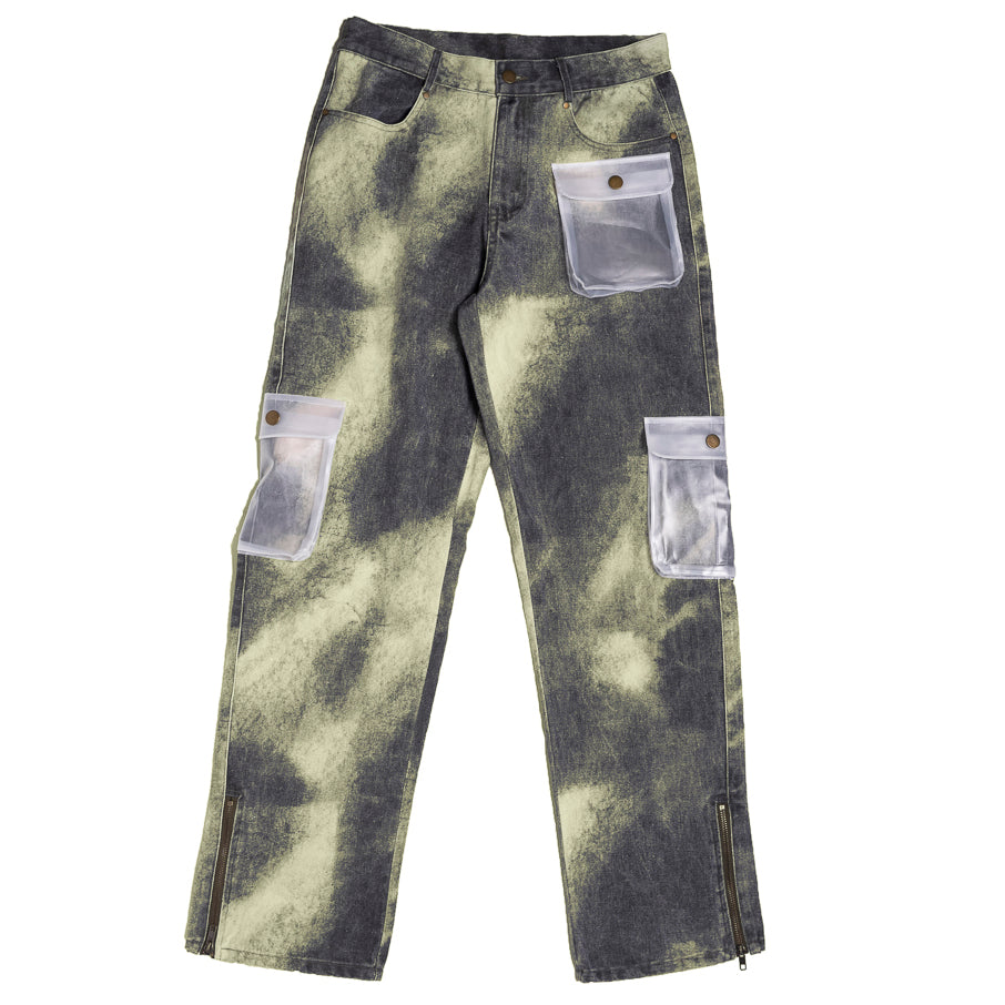 Military PVC Jeans