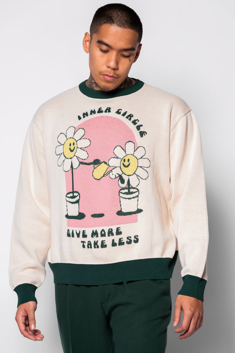 Water Your Flowers Knit Sweater