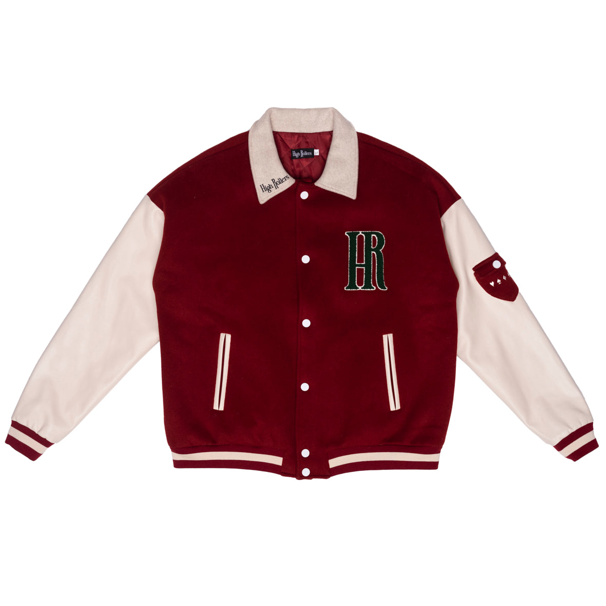 High Rollers - All In Varsity Jacket - INTL Collective - High Rollers ClothingHigh Rollers - All In Varsity Jacket - INTL Collective - High Rollers Clothing