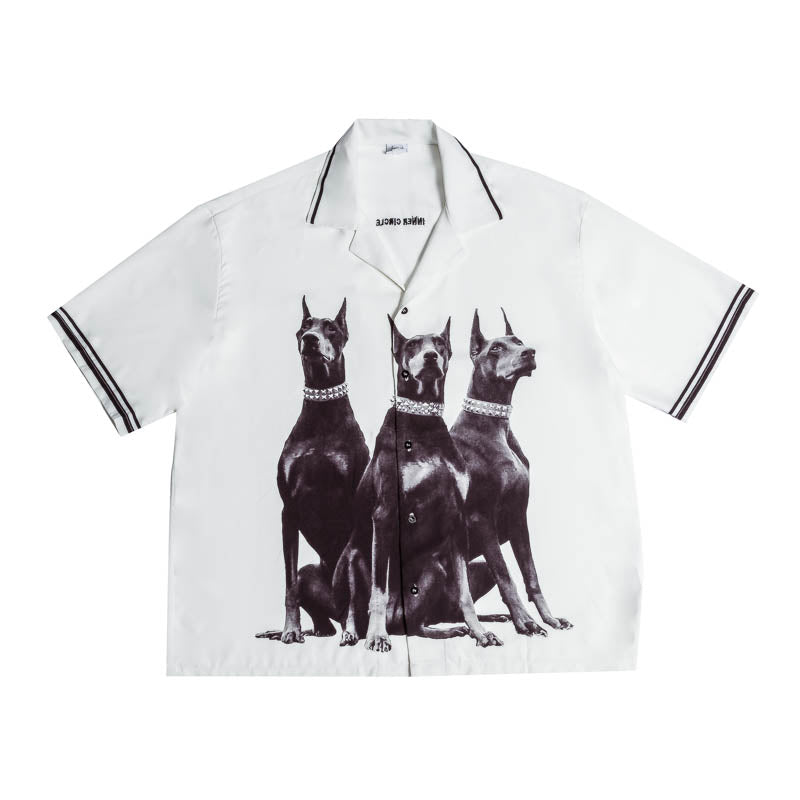Inner Circle: Streetwear Shirt, Doberman Short Sleeve Button Down