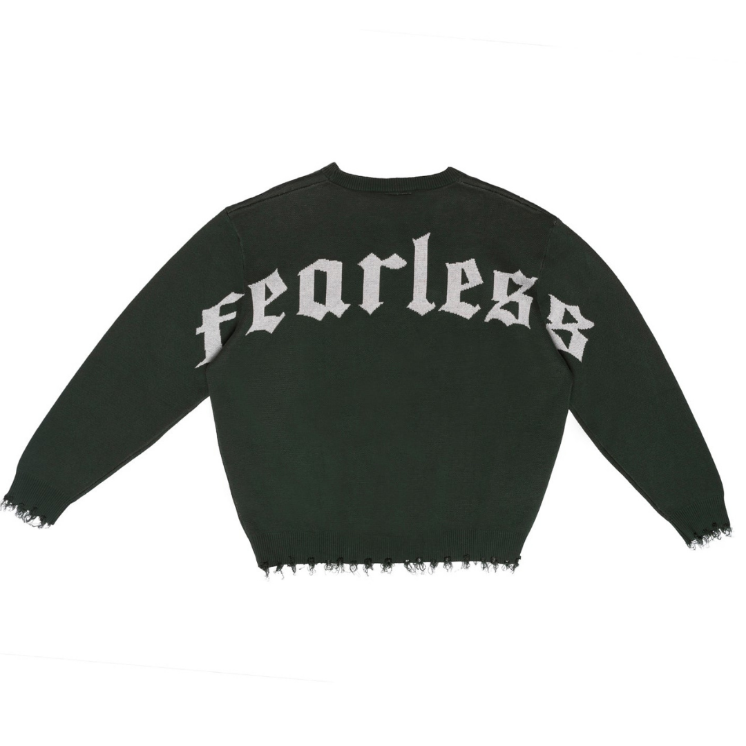 Fearless Distressed Sweater